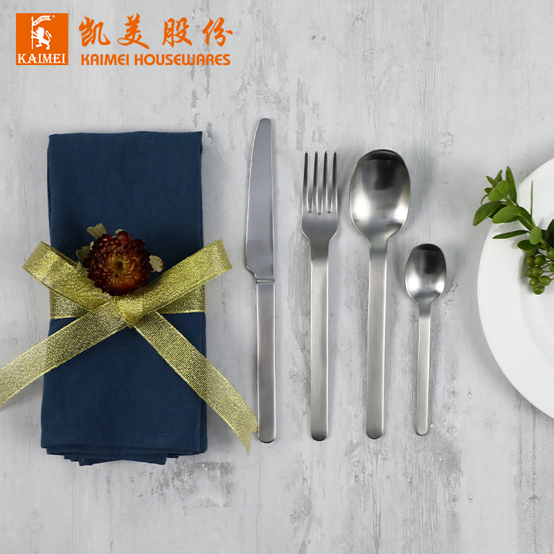 Hotel 4PCS Gold Plated Stainless Steel Gold Cutlery Sets for Wedding Restaurant Festival