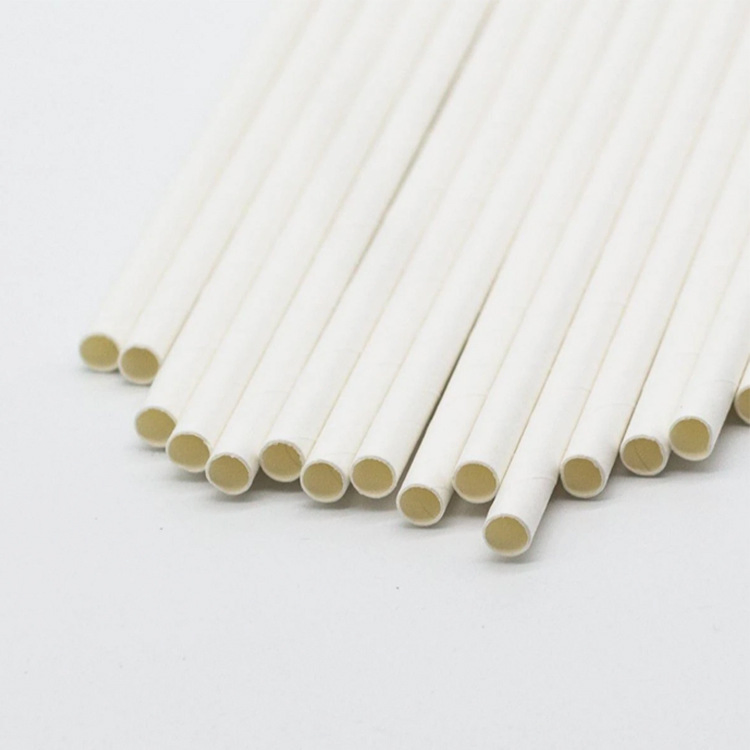 Eco Friendly Disposable Kraft Paper Straw Biodegradable Bubble Tea Paper Straw Individually