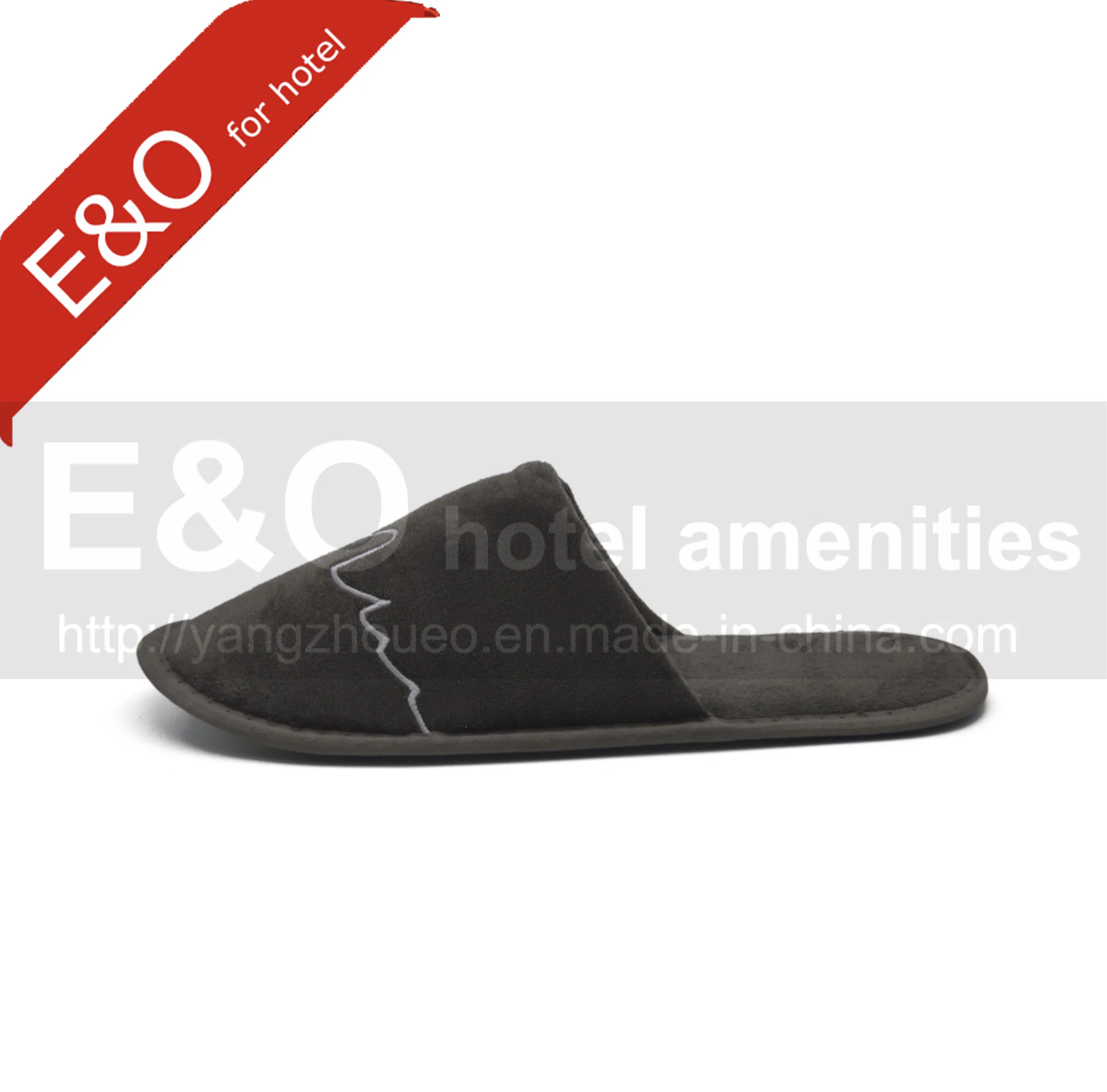 Luxury Disposable Hotel Slippers with EVA Soles for Travel