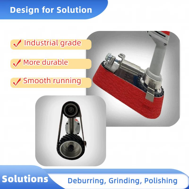 Industrial Belt Sander Steel Cabinet Grinding Machine Metal Surface Grinder Power Tool