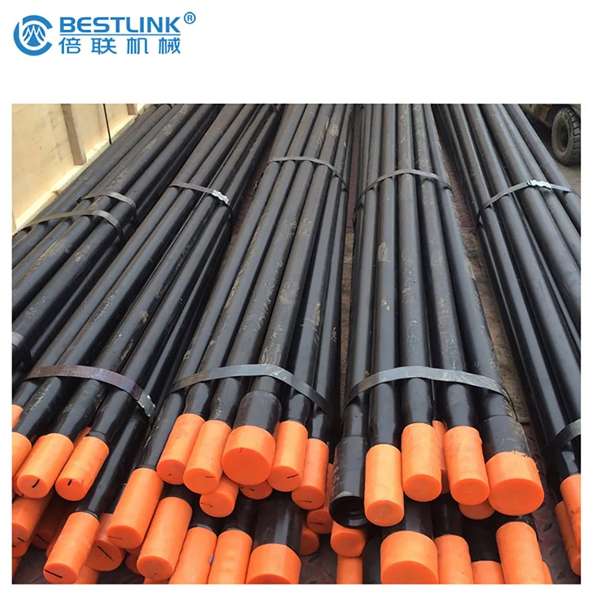 T38 Round Threaded Extension Drill Rod for Top Hammer Drilling