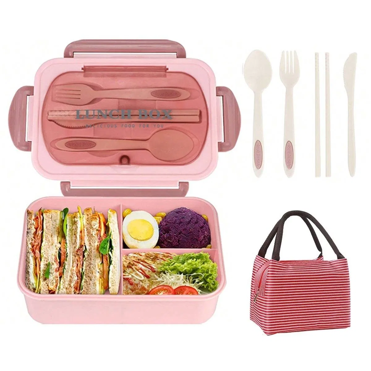 Stylish Microwave-Safe Lunch Box for Travel and Work