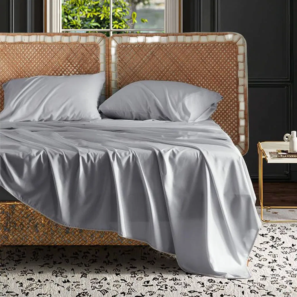 Comfortable Breathable and Reusable European and American Style Woven Technics 100% Eco-Friendly Bamboo Bedding Set