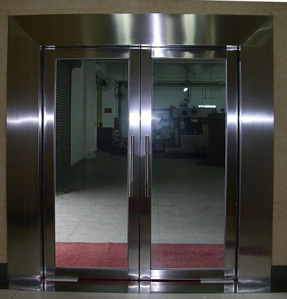 Premium Stylish Glass Fire Door - Grade a/B/C Fireproof Stainless Steel Model