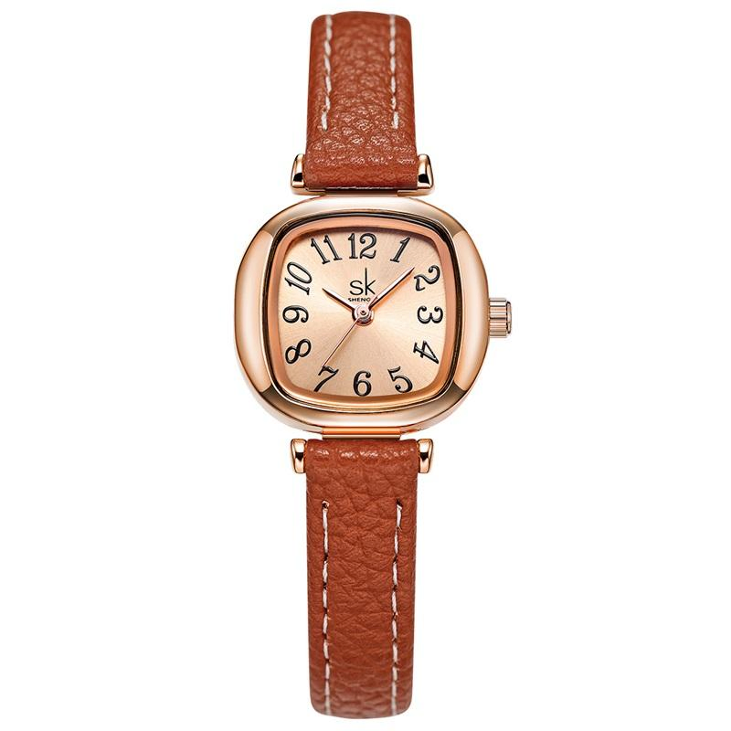 New Trendy Popular Elegant Retro Charming Lady Watch Vintage Design Waterproof Wristwatch