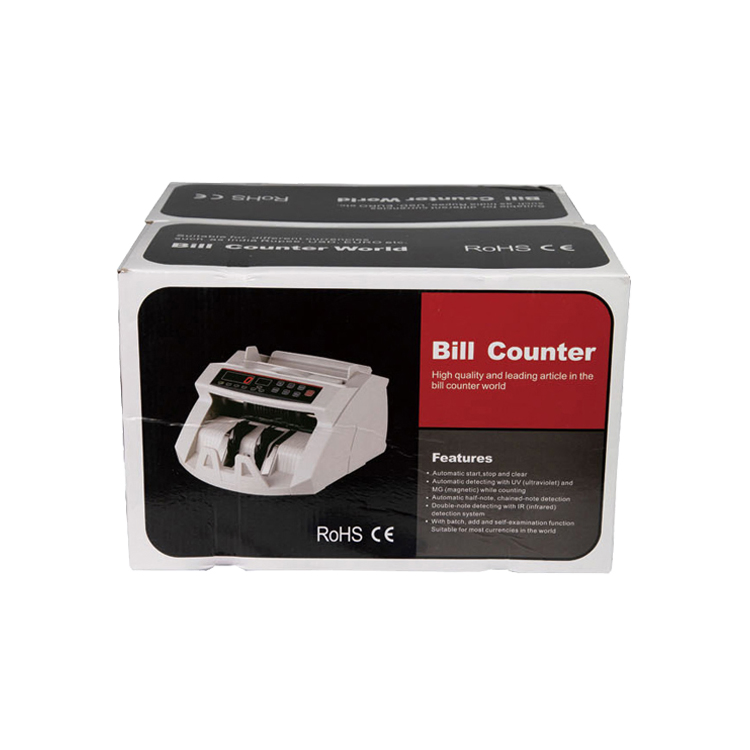 LD-7410-1 Bill Counter Counting Machine with LED Screen and TFT Display Back Money Count Tool in Multi-currency