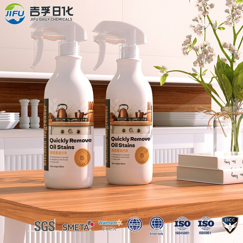 Factory Direct High Quality Powerful & Efficient Kitchen Cleaner Spray Safe to Use Quick Oil Stain Remover