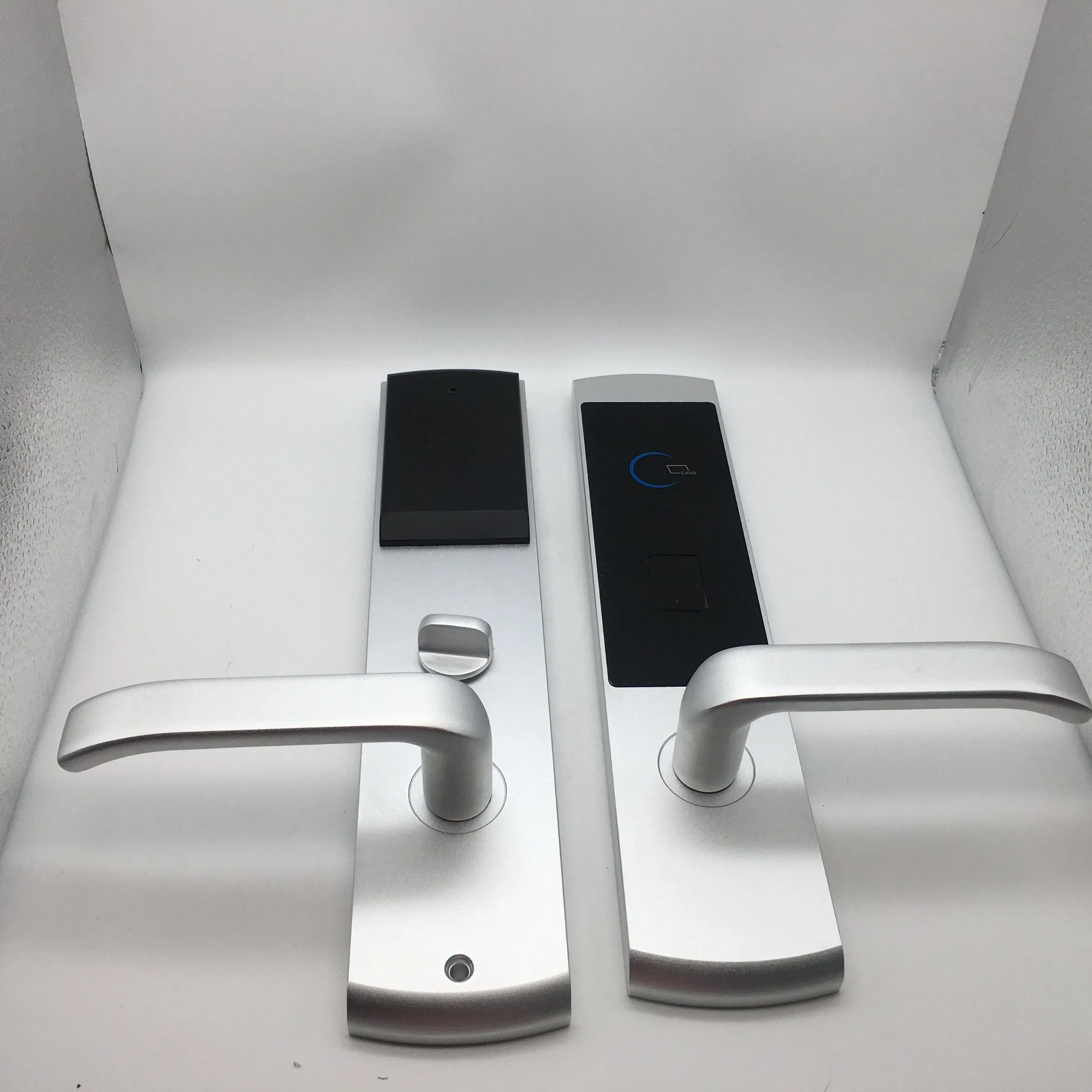 Hotel Door Locking System Zinc Alloy Material Handle and Plate Rossette Smart Door Lock
