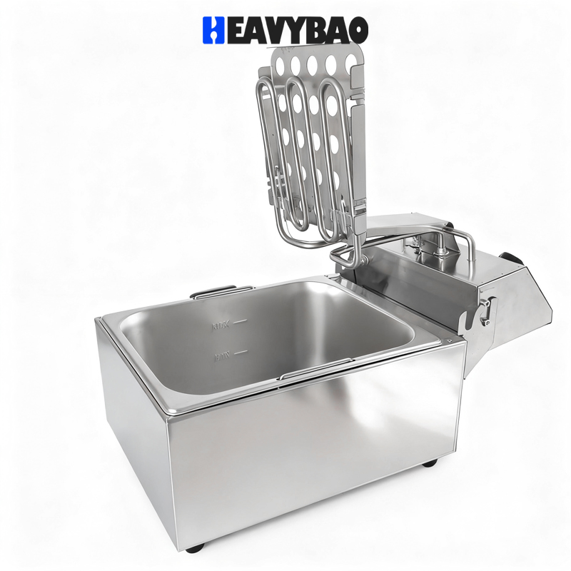 Heavybao Restaurant Kitchen Equipment Supplier Stainless Steel Electric Industrial Deep Fires Fryer