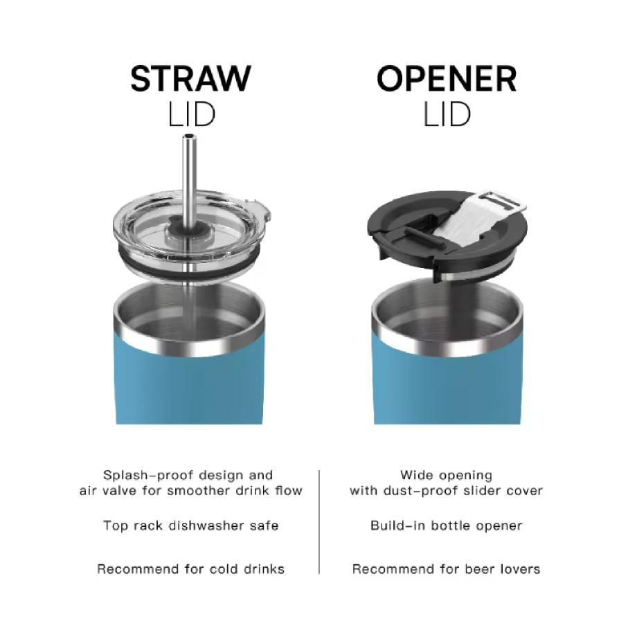 Custom 20oz Tumbler with Slide Lid Stainless Steel Vacuum Insulated Coffee Tumbler