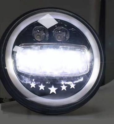 Factory Five Stars 7-Inch Round LED Motorcycle Headlight