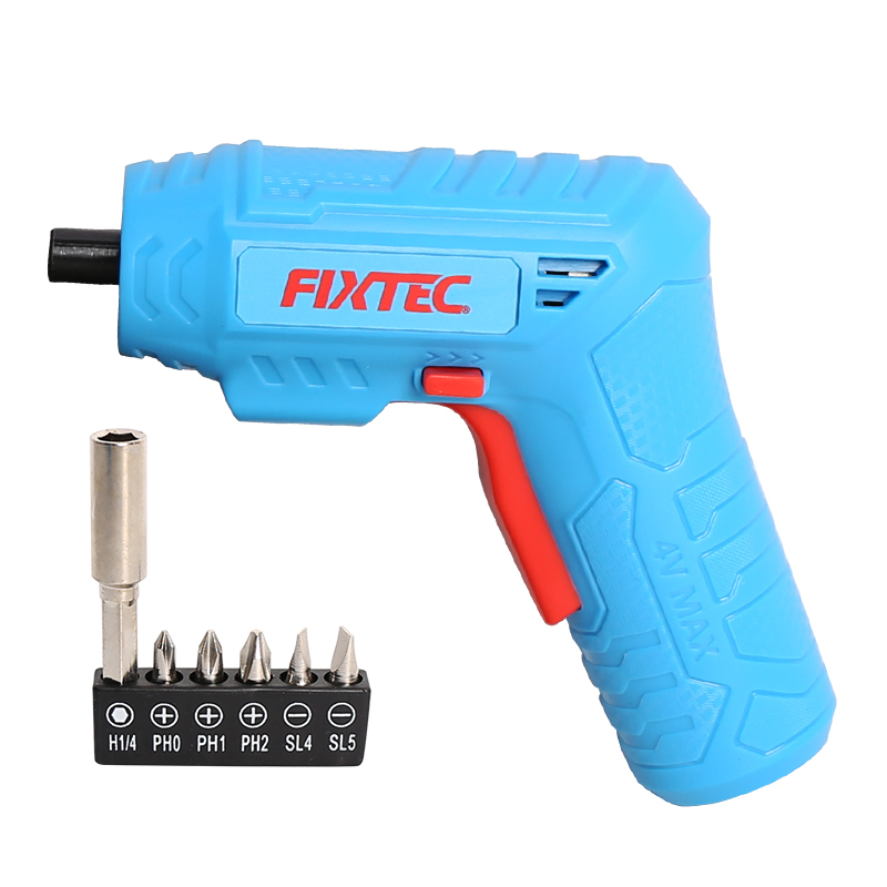 Fixtec Rechargeable 3 N. M Type C Charging Electric Screwdriver Kit 4V Cordless Screwdriver