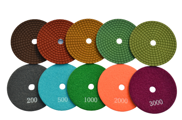 Production of 5-Step Stone Polishing Pads