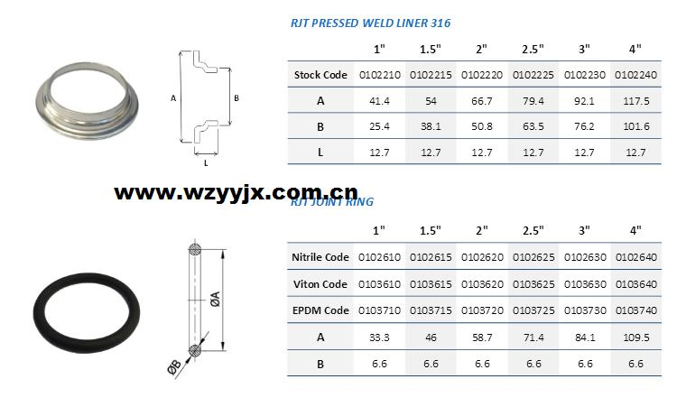 Rjt Stainless Steel Sanitary Hexagon Union