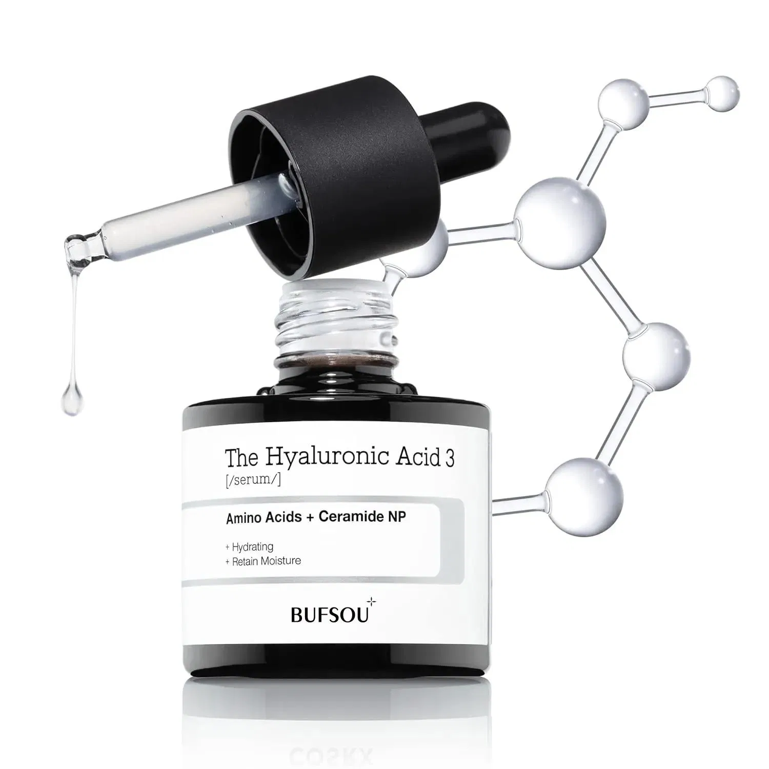 Private Label Hydration Moisture Ceramide Hyaluronic Acid Facial Serum Anti Aging Wrinkle Repair Facial Serum for Skin Care