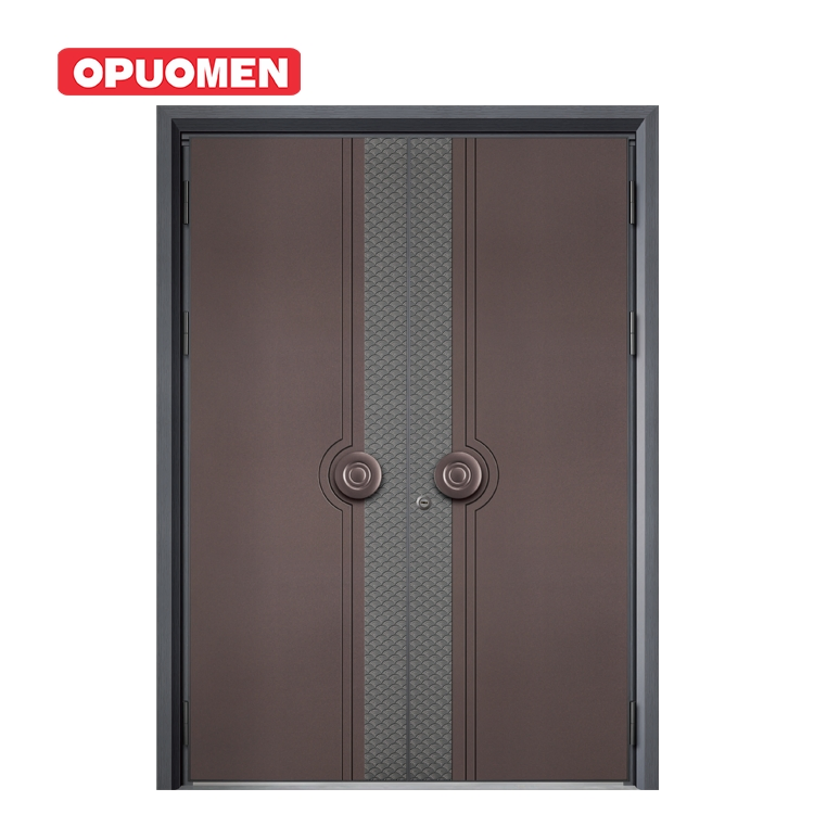 Modern Design Aluminum Exterior Entry Door House Apartment Villa Security Front Door