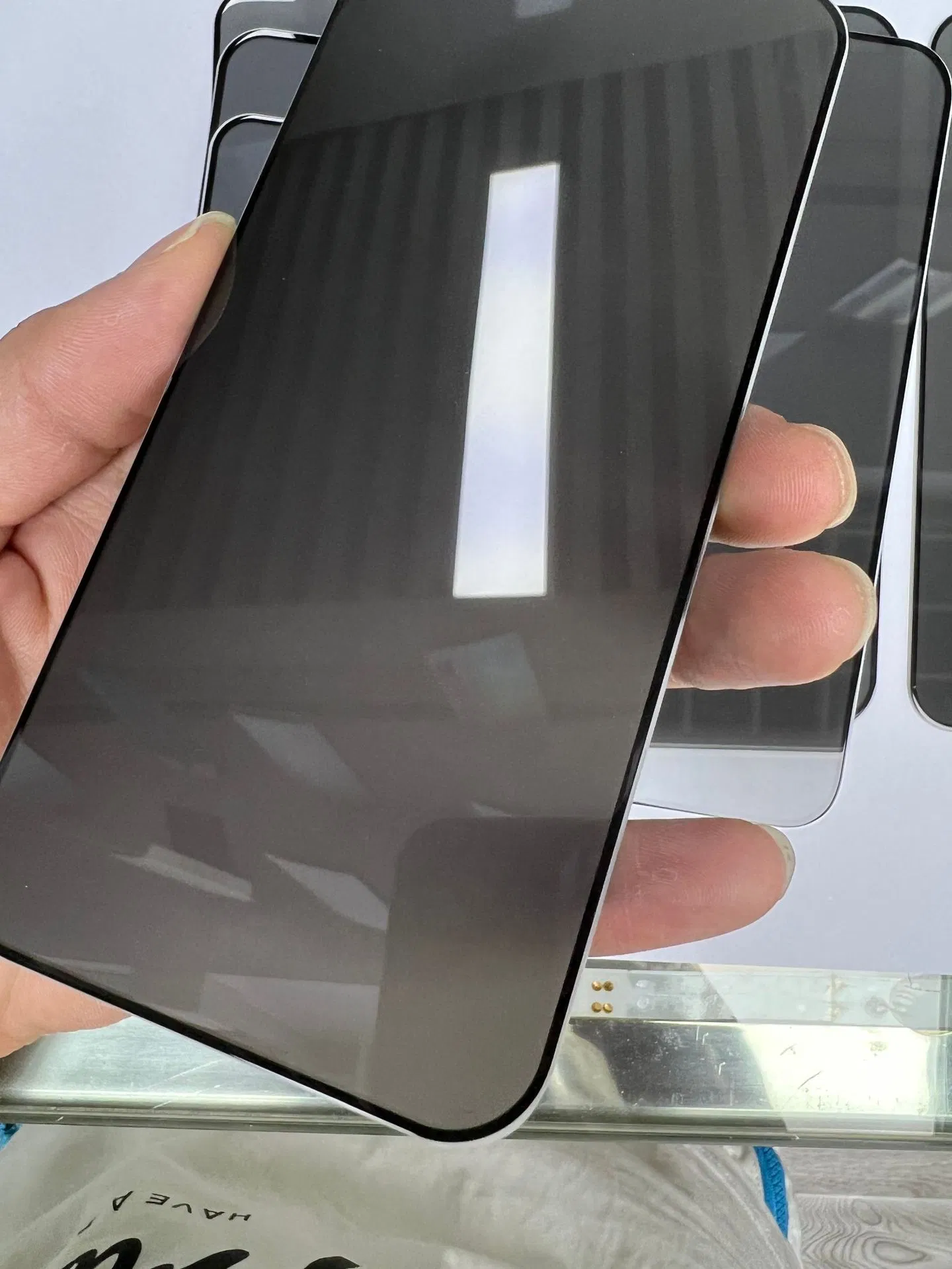 Защитное стекло 2.5D 360° приватности для iPhone 14 PRO Max