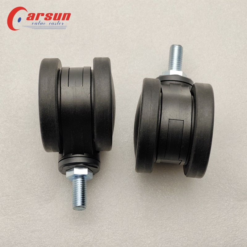 Black 3 Inch Antistatic Medical Casters Special Conductive Casters for Hospital Equipment and Instruments