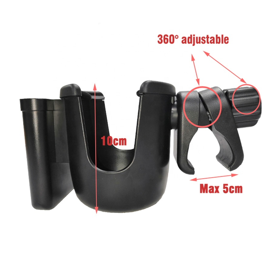 Stroller Cup Holder with Phone Holder