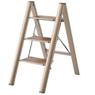 Household Multi-Functional Folding Aluminum Alloy Thickened Three-Step Ladder
