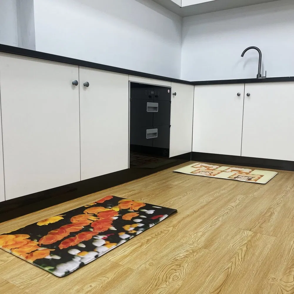 Eco-Friendly PVC Foam Cushioned Rugs Anti Fatigue Carpet Anti Slip Mat Kitchen Floor Non Slip Mats