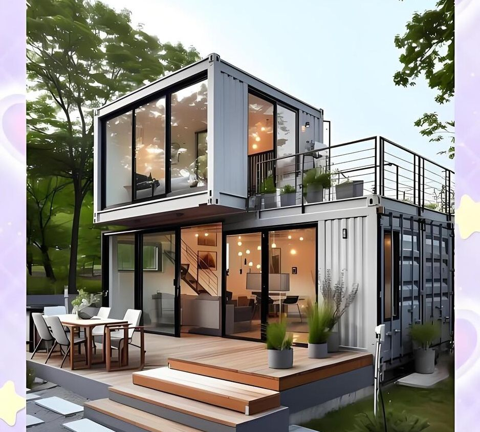 Modern Design Luxury Decoration Commercial Business Converted Transform Renovation Shipping Container House