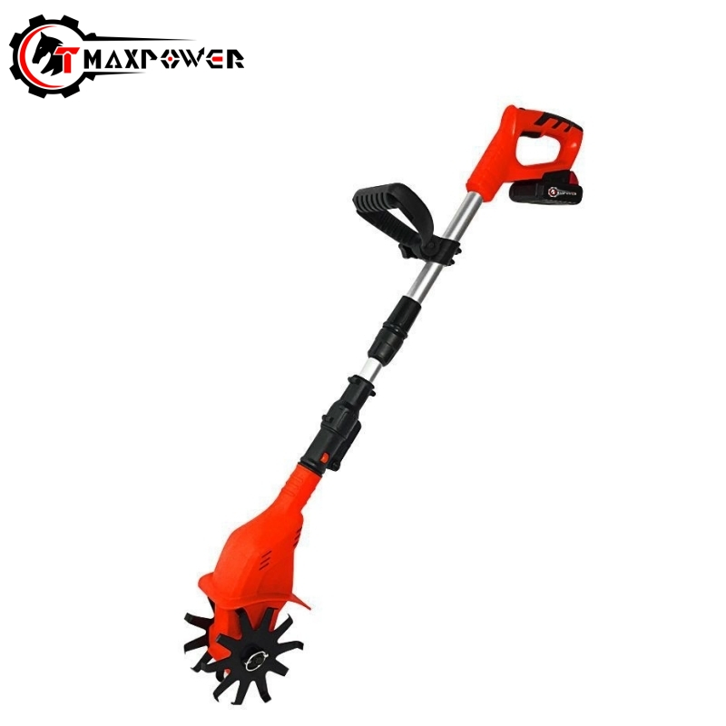 Handheld Lithium Battery Mini Tiller Cordless Garden Tiller Easy Work