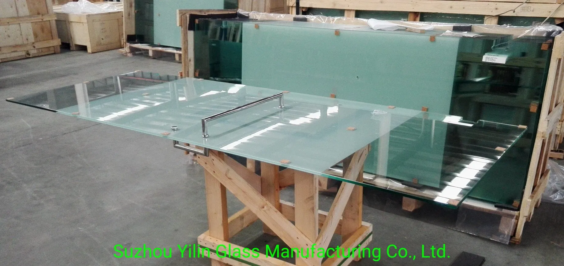 Tempered Printed Glass with The Frosted Effect