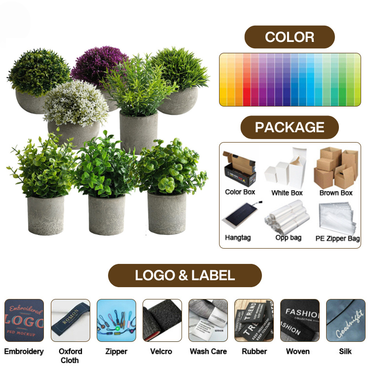 Бонсай искусственный в горшке нордический стиль