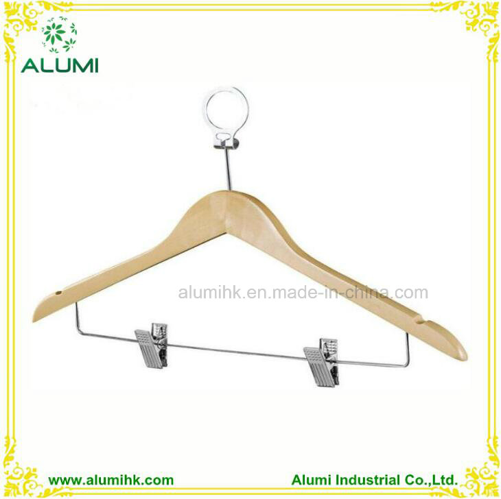 Hotel Cotton Padded Satin Hanger with Metal Hook