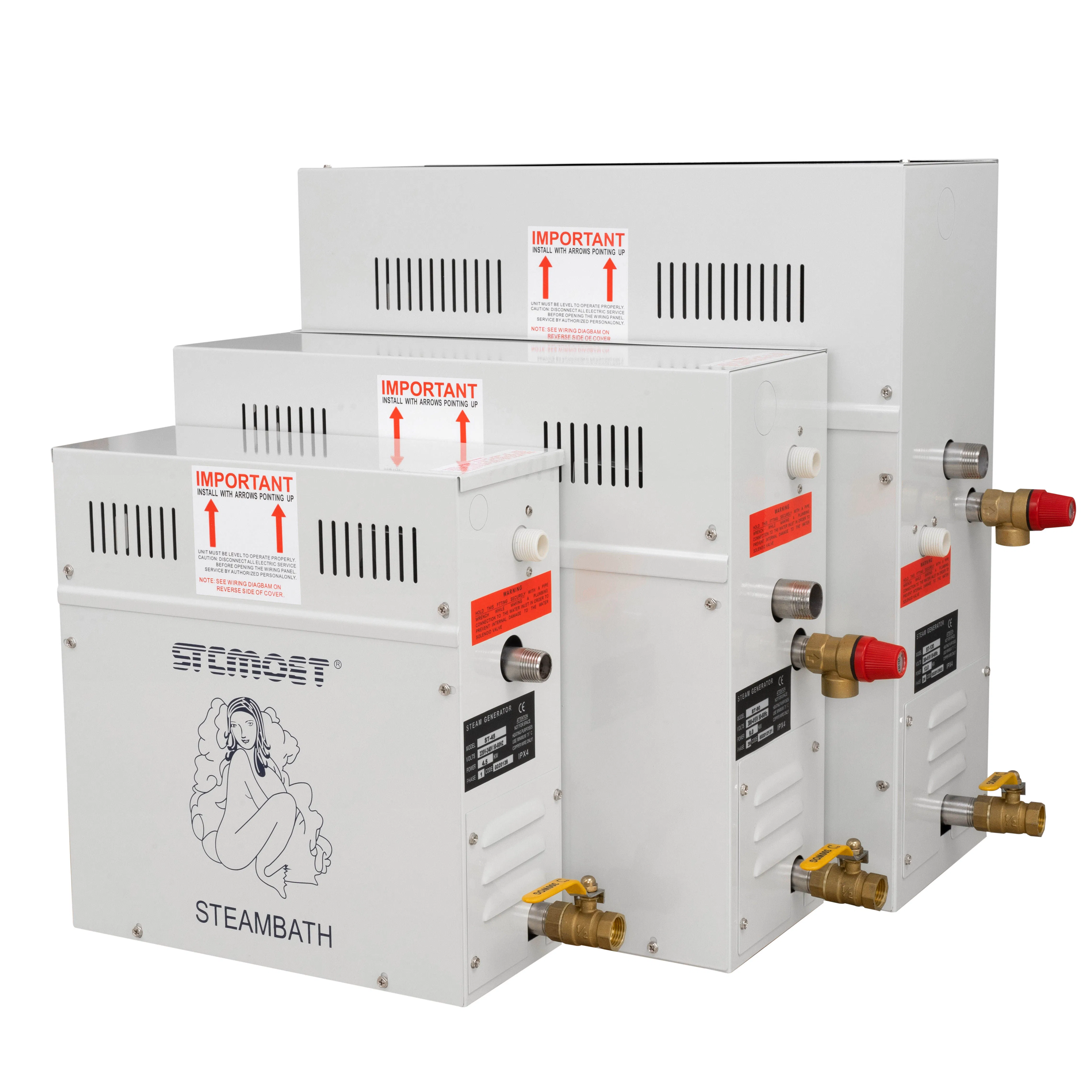 Factory Direct Sales Stcmoet 6 Kw Steam Room Machine Wet Steam Bath Generator for 5 -7m3 Steam Room