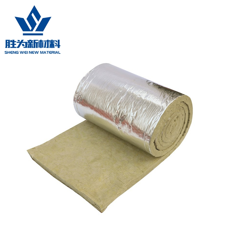 100mm Srw Rock Wool Wired Blanket with Mesh for Heat Insulation Materials