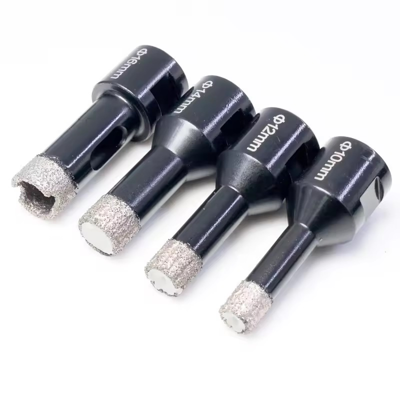 6-35mm Vacuum Brazed Diamond Core Drill Bits with M14 Thread for Granite Marble Ceramic