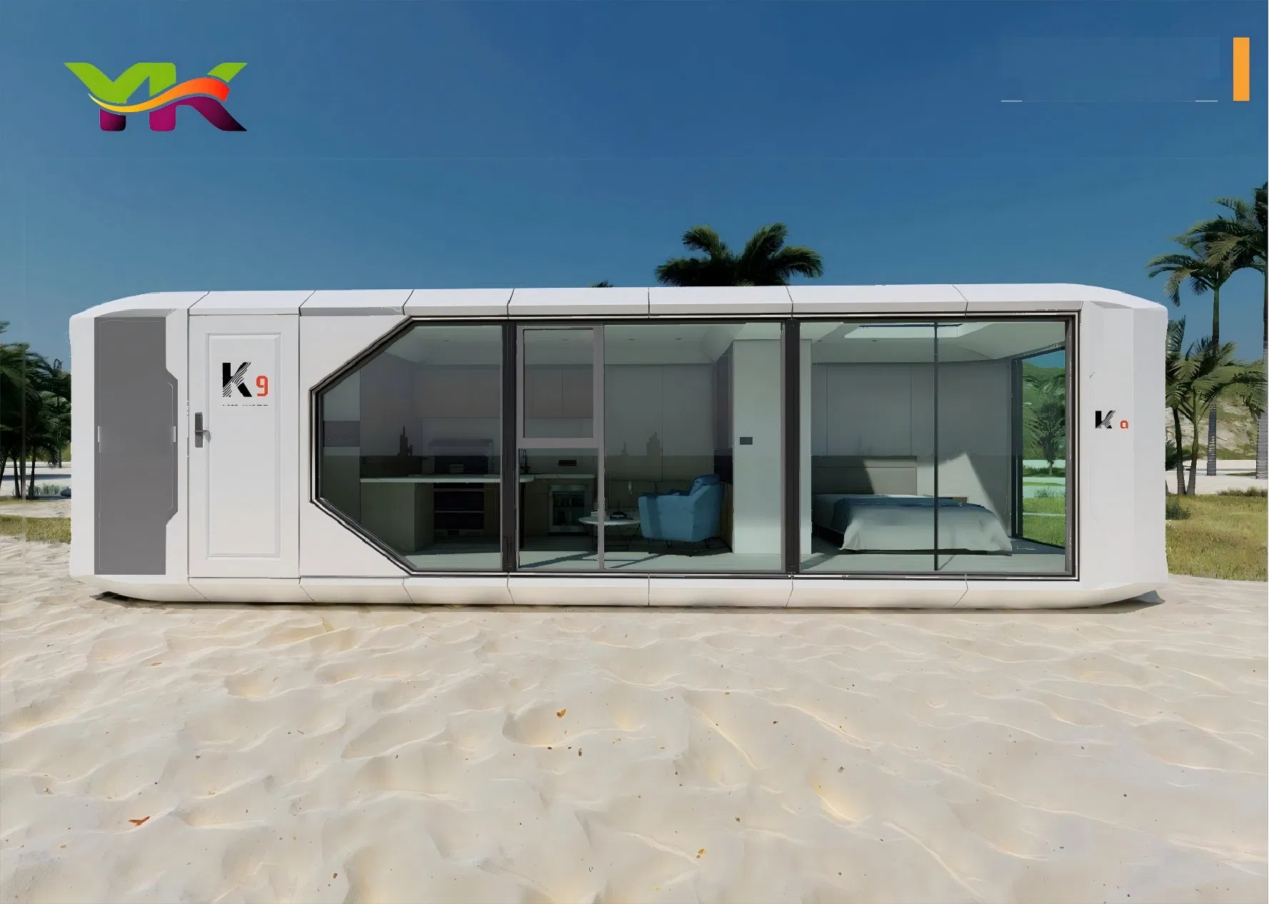 Tiny Prefabricated Smart Luxury Pod Space Capsule Mini House Factory Modular Home Container Portable Price Camp Aluminum Mobile Casa Prefabricada Prefab Cabin