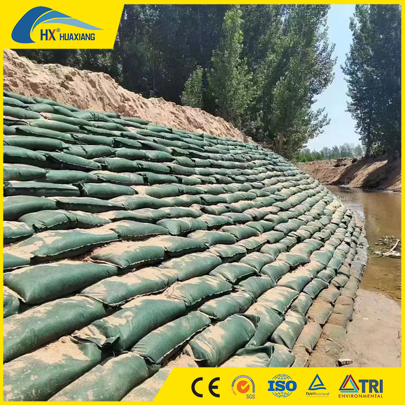Polypropylene PP Polyester Pet Geotextile Geobag Road Slope Protection River and Lake Protection Geobag