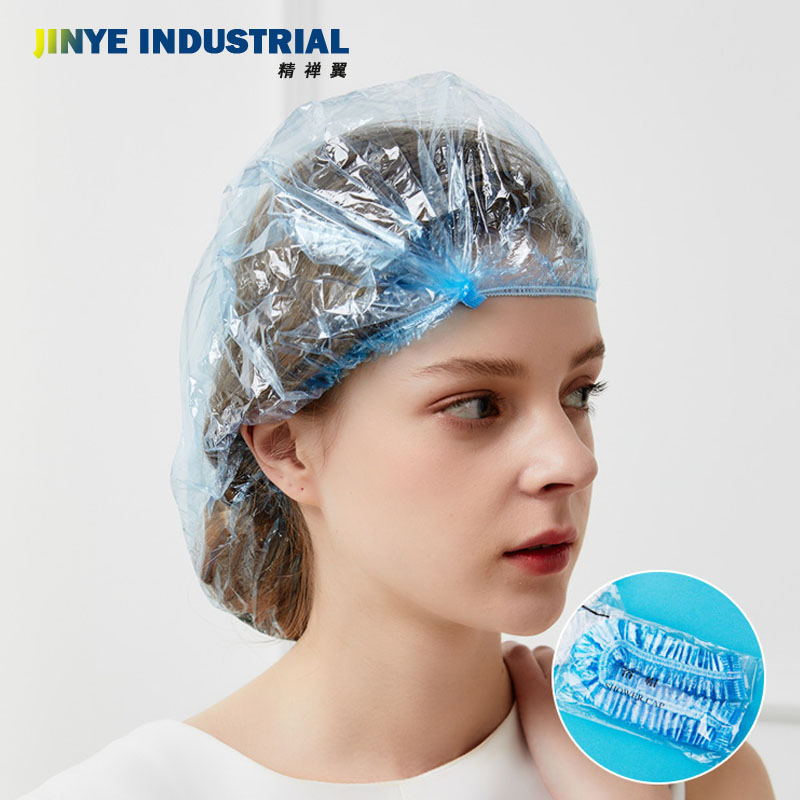 Disposable Waterproof Shower Cap for Weman Men Adults