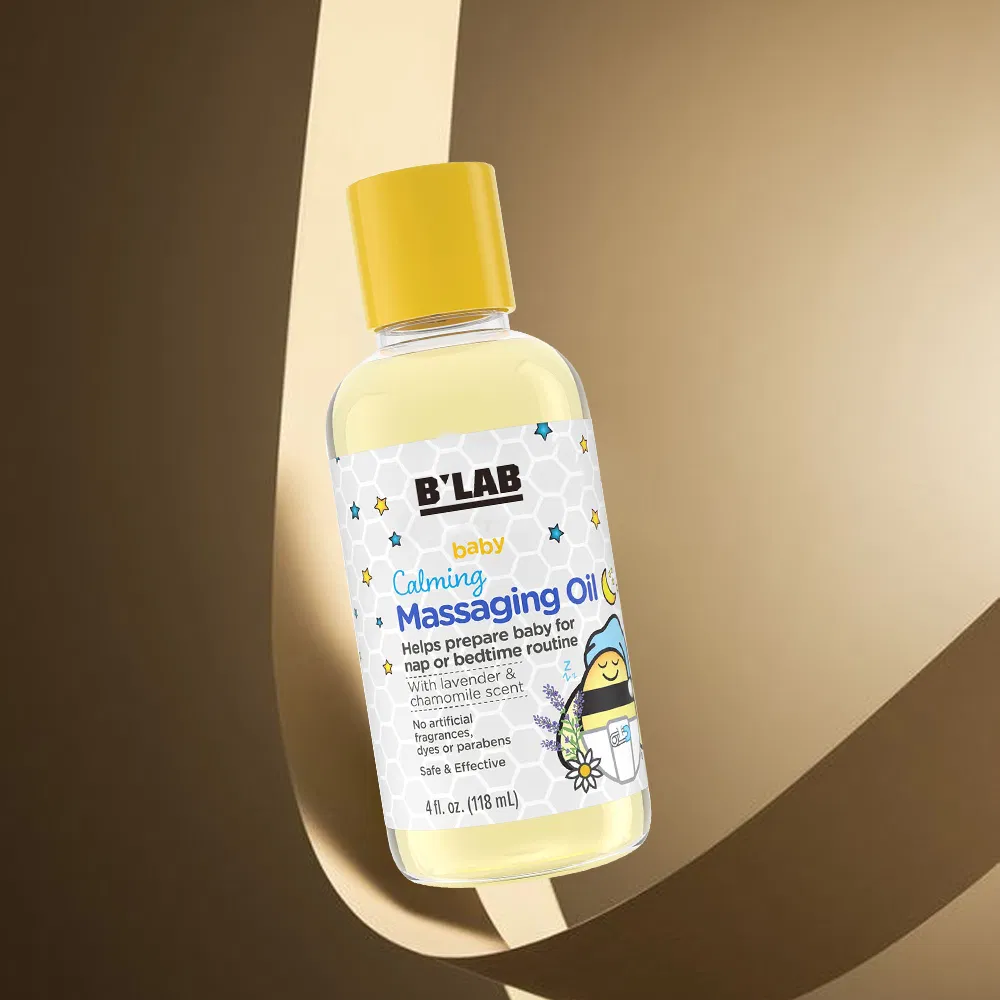 2022 New Launch Chamomile and Lavender Baby Calming Massage Oil