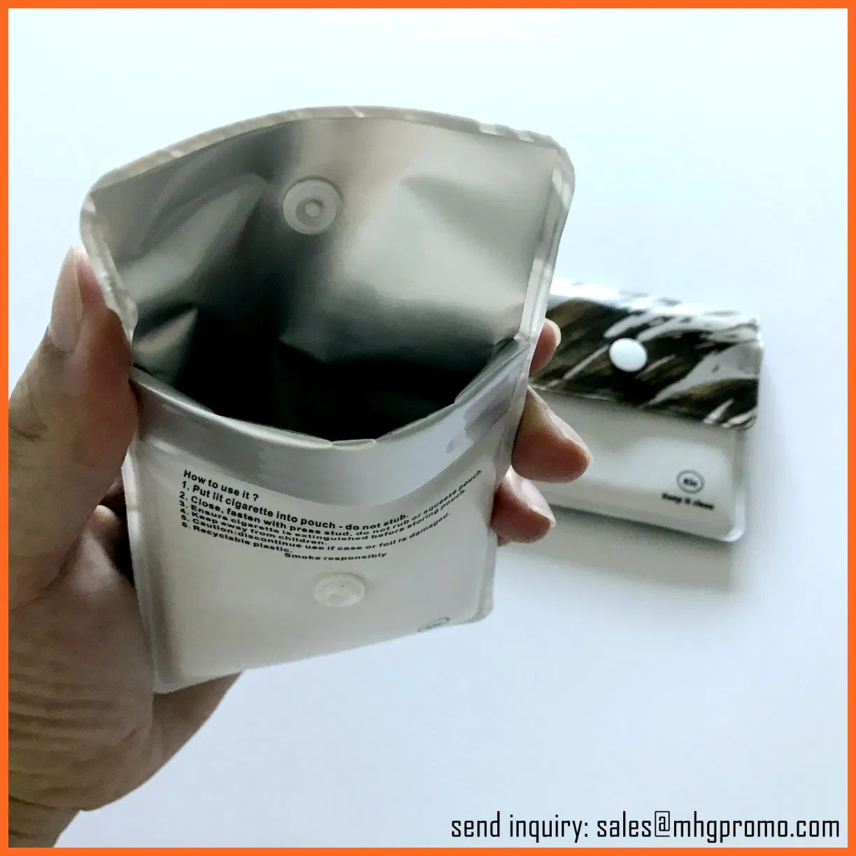 Portable Pocket Cigarette Ash Bag