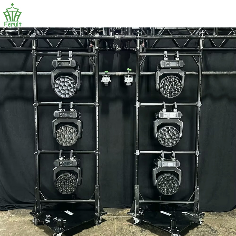 Lightweight Heavy-Duty Ladder-Style Portable Multi-Purpose Lighting Truss Stand with Ladder Design