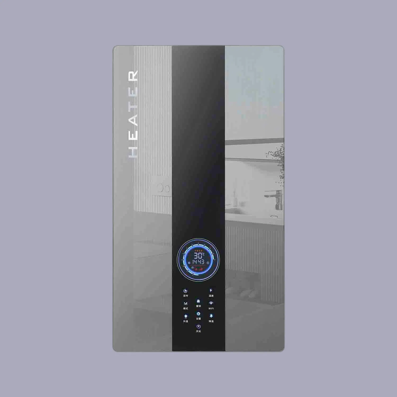 10kw Energy-Efficient Wall-Mounted Heater with Wired Control for Hot Water