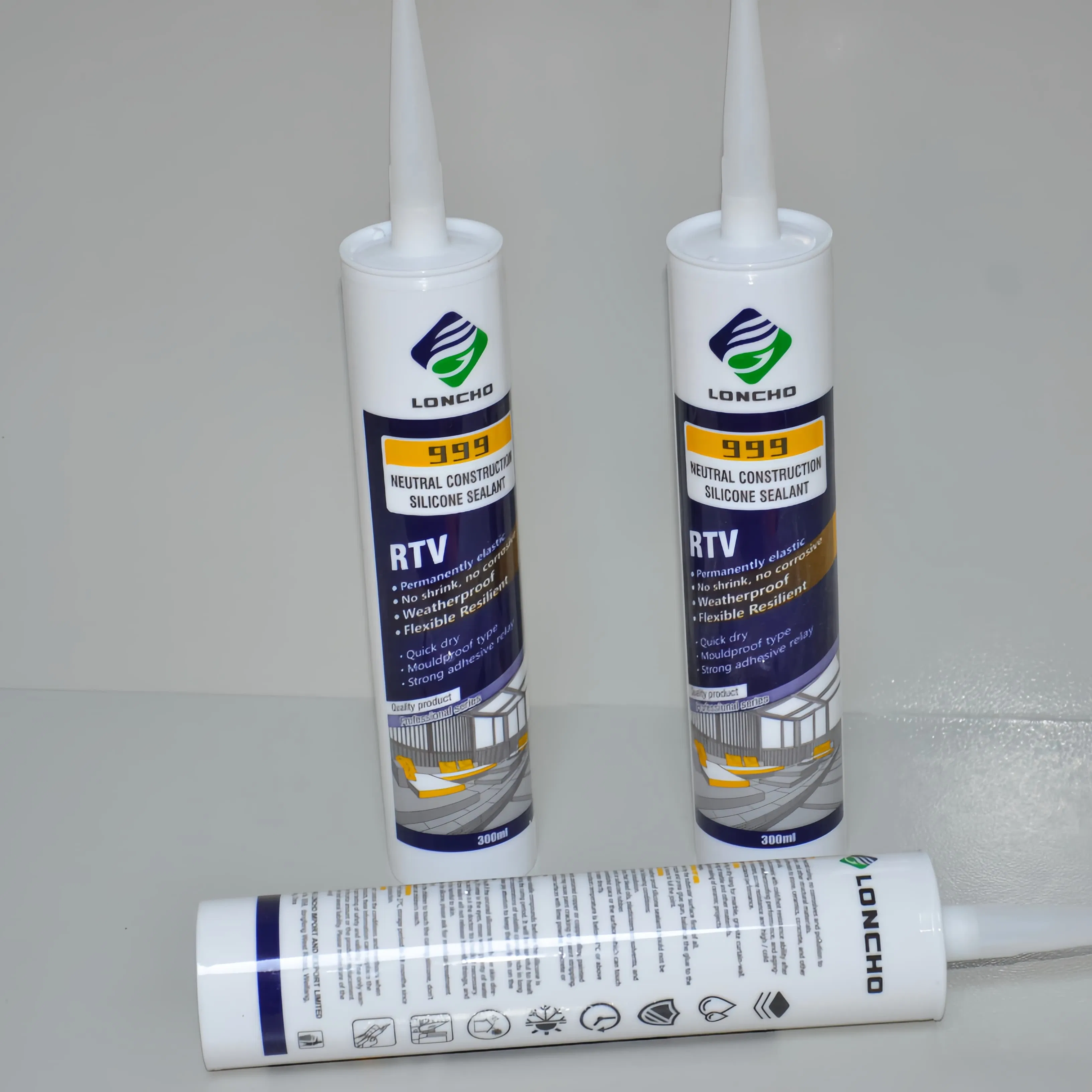 Mold-Resistant Low Cost RTV Neutral Adhesive for Wet Areas
