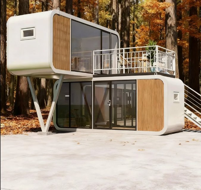 Luxury Camping Pod Outdoor Resort Glamping Apple Cabin