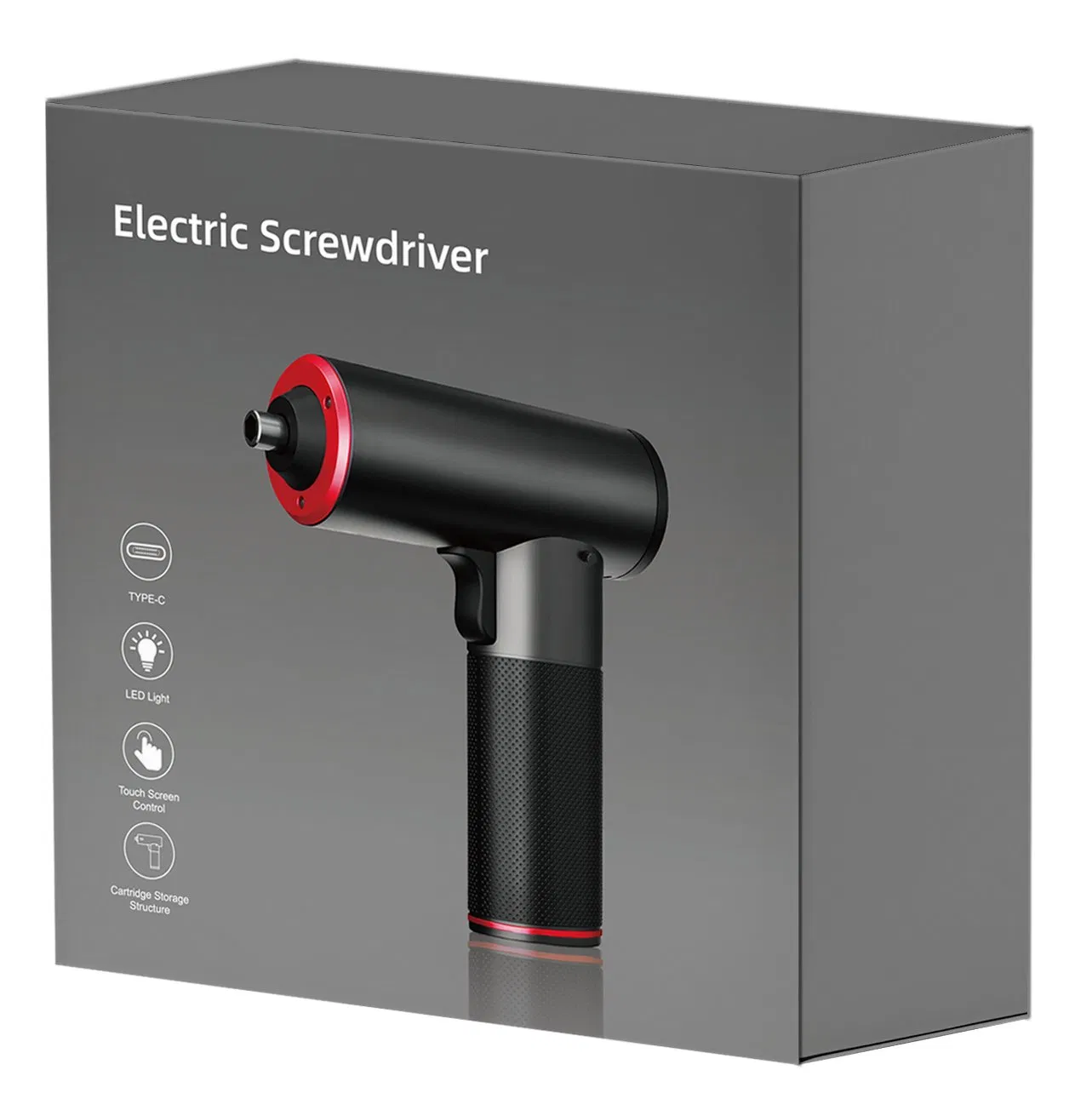 KCS636 4V Electric Cordless Screwdriver in Separate Battery Pack with LED Light Type-C Charging