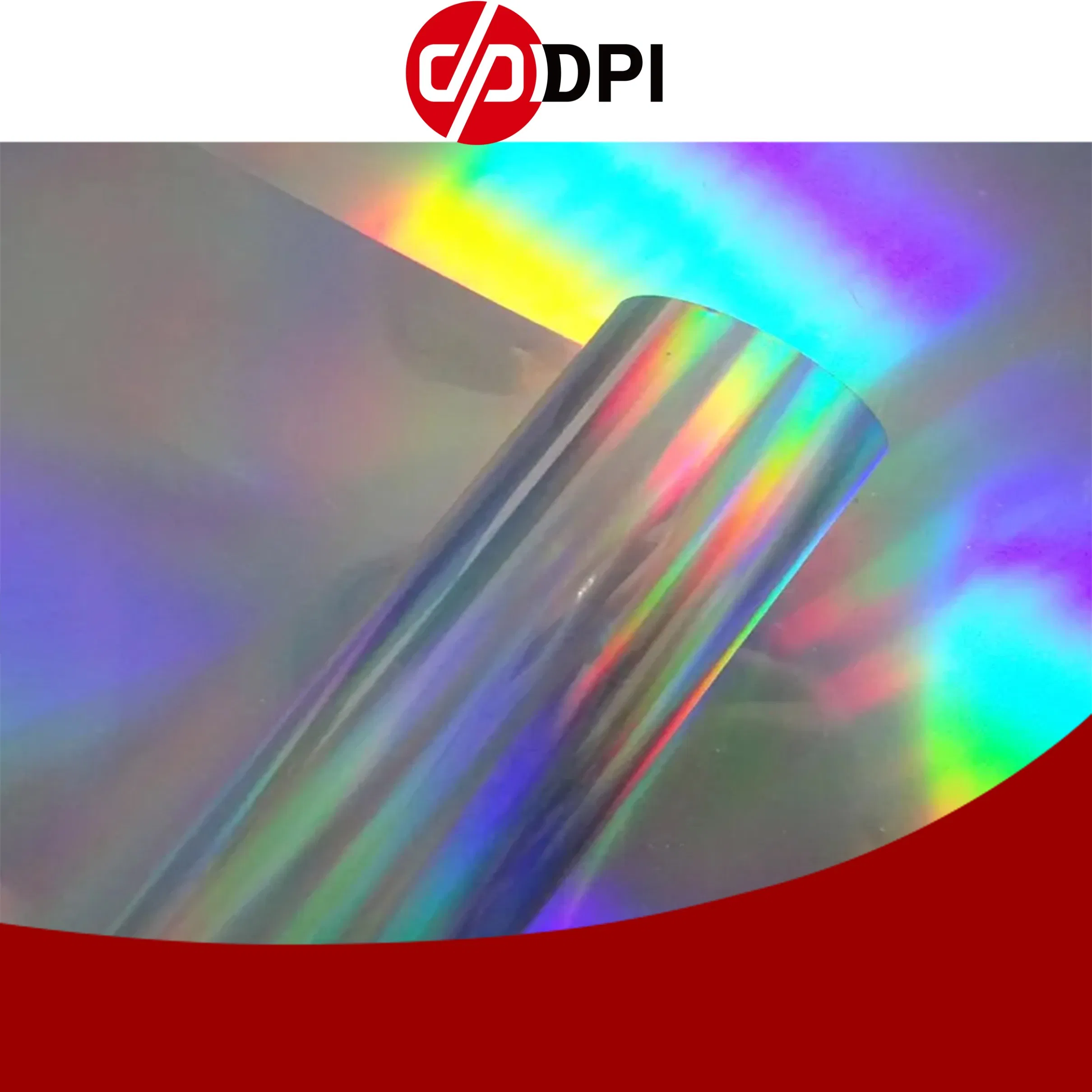 Factory Wholesale Aluminized Laser Color PVC Plastic Film Polyester Plastic Packaging Roll Film Material