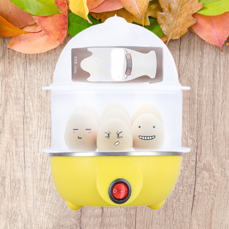 Double Layer Egg Steamer and Poacher for Home Cooking
