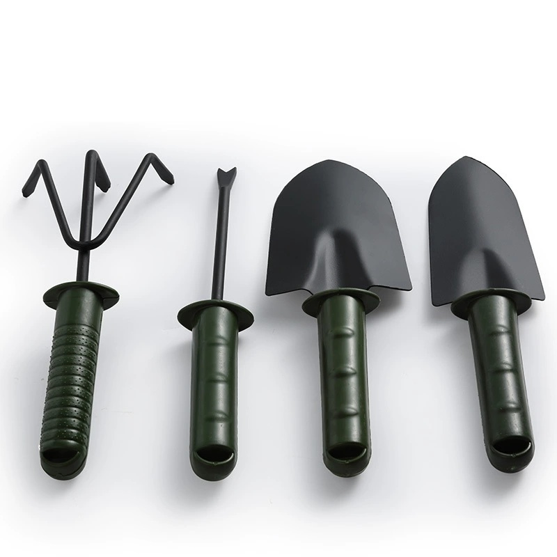4 Piece Gardening Tool Set with No-Slip Grip Ergonomic Handles Garden Hand Tools 10 Inch