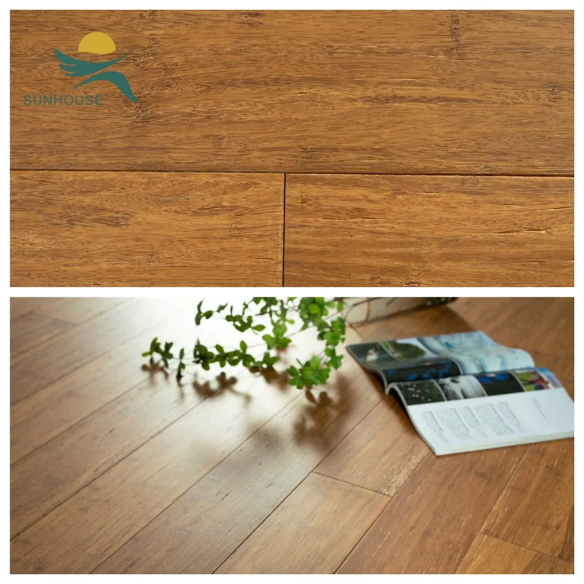 Водостойкий бамбуковый ламинат 15 мм для теплого пола