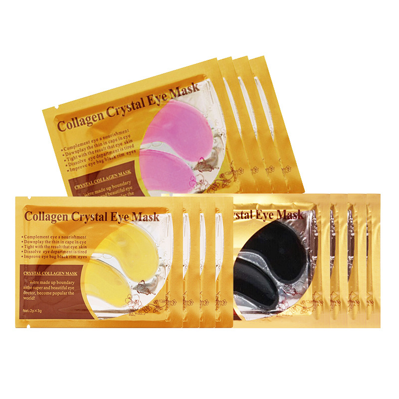 Wholesale Amazon Hot Selling Repairing Eye Problems Moisturing Golden Collagen Sleeping Eye Patch Mask for Dropshipping