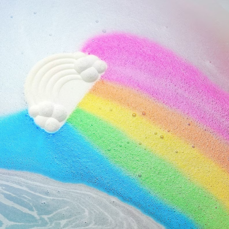 Coloured Bath Ball Label Kids Bubble Bath Bomb SPA Colorful Unicorn Bath Bomb