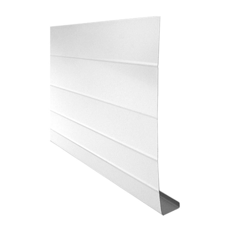 Brown Aluminumribbed Face 8"W X 9'10" Long Fascia